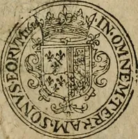 An illustration from Ordonnancie ende instructie naer de welcke voort-aen hen moeten reguleren die ghesworen wisselaers ofte collecteurs vande goude ende silvere penningen, wesende verboden, gheschroyt, te licht oft te seer versleten, ende oversulex verclaert ende ghehouden voor billoen, daer toe geoommitteert om de selve te leveren inde munten van Sijne Majesteyt, ende al daer bekeert te worden in penninghen van hunnen slaghe (1633)