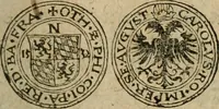 An illustration from Ordonnancie ende instructie naer de welcke voort-aen hen moeten reguleren die ghesworen wisselaers ofte collecteurs vande goude ende silvere penningen, wesende verboden, gheschroyt, te licht oft te seer versleten, ende oversulex verclaert ende ghehouden voor billoen, daer toe geoommitteert om de selve te leveren inde munten van Sijne Majesteyt, ende al daer bekeert te worden in penninghen van hunnen slaghe (1633)