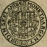 An illustration from Ordonnancie ende instructie naer de welcke voort-aen hen moeten reguleren die ghesworen wisselaers ofte collecteurs vande goude ende silvere penningen, wesende verboden, gheschroyt, te licht oft te seer versleten, ende oversulex verclaert ende ghehouden voor billoen, daer toe geoommitteert om de selve te leveren inde munten van Sijne Majesteyt, ende al daer bekeert te worden in penninghen van hunnen slaghe (1633)