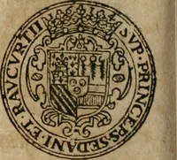 An illustration from Ordonnancie ende instructie naer de welcke voort-aen hen moeten reguleren die ghesworen wisselaers ofte collecteurs vande goude ende silvere penningen, wesende verboden, gheschroyt, te licht oft te seer versleten, ende oversulex verclaert ende ghehouden voor billoen, daer toe geoommitteert om de selve te leveren inde munten van Sijne Majesteyt, ende al daer bekeert te worden in penninghen van hunnen slaghe (1633)