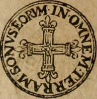 An illustration from Ordonnancie ende instructie naer de welcke voort-aen hen moeten reguleren die ghesworen wisselaers ofte collecteurs vande goude ende silvere penningen, wesende verboden, gheschroyt, te licht oft te seer versleten, ende oversulex verclaert ende ghehouden voor billoen, daer toe geoommitteert om de selve te leveren inde munten van Sijne Majesteyt, ende al daer bekeert te worden in penninghen van hunnen slaghe (1633)
