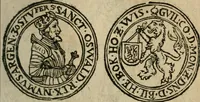 An illustration from Ordonnancie ende instructie naer de welcke voort-aen hen moeten reguleren die ghesworen wisselaers ofte collecteurs vande goude ende silvere penningen, wesende verboden, gheschroyt, te licht oft te seer versleten, ende oversulex verclaert ende ghehouden voor billoen, daer toe geoommitteert om de selve te leveren inde munten van Sijne Majesteyt, ende al daer bekeert te worden in penninghen van hunnen slaghe (1633)