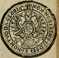 An illustration from Ordonnancie ende instructie naer de welcke voort-aen hen moeten reguleren die ghesworen wisselaers ofte collecteurs vande goude ende silvere penningen, wesende verboden, gheschroyt, te licht oft te seer versleten, ende oversulex verclaert ende ghehouden voor billoen, daer toe geoommitteert om de selve te leveren inde munten van Sijne Majesteyt, ende al daer bekeert te worden in penninghen van hunnen slaghe (1633)