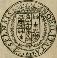 An illustration from Ordonnancie ende instructie naer de welcke voort-aen hen moeten reguleren die ghesworen wisselaers ofte collecteurs vande goude ende silvere penningen, wesende verboden, gheschroyt, te licht oft te seer versleten, ende oversulex verclaert ende ghehouden voor billoen, daer toe geoommitteert om de selve te leveren inde munten van Sijne Majesteyt, ende al daer bekeert te worden in penninghen van hunnen slaghe (1633)
