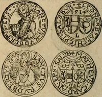 An illustration from Ordonnancie ende instructie naer de welcke voort-aen hen moeten reguleren die ghesworen wisselaers ofte collecteurs vande goude ende silvere penningen, wesende verboden, gheschroyt, te licht oft te seer versleten, ende oversulex verclaert ende ghehouden voor billoen, daer toe geoommitteert om de selve te leveren inde munten van Sijne Majesteyt, ende al daer bekeert te worden in penninghen van hunnen slaghe (1633)