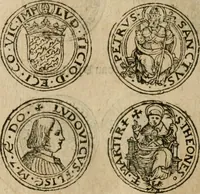 An illustration from Ordonnancie ende instructie naer de welcke voort-aen hen moeten reguleren die ghesworen wisselaers ofte collecteurs vande goude ende silvere penningen, wesende verboden, gheschroyt, te licht oft te seer versleten, ende oversulex verclaert ende ghehouden voor billoen, daer toe geoommitteert om de selve te leveren inde munten van Sijne Majesteyt, ende al daer bekeert te worden in penninghen van hunnen slaghe (1633)