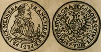 An illustration from Ordonnancie ende instructie naer de welcke voort-aen hen moeten reguleren die ghesworen wisselaers ofte collecteurs vande goude ende silvere penningen, wesende verboden, gheschroyt, te licht oft te seer versleten, ende oversulex verclaert ende ghehouden voor billoen, daer toe geoommitteert om de selve te leveren inde munten van Sijne Majesteyt, ende al daer bekeert te worden in penninghen van hunnen slaghe (1633)