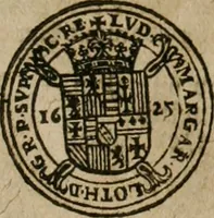 An illustration from Ordonnancie ende instructie naer de welcke voort-aen hen moeten reguleren die ghesworen wisselaers ofte collecteurs vande goude ende silvere penningen, wesende verboden, gheschroyt, te licht oft te seer versleten, ende oversulex verclaert ende ghehouden voor billoen, daer toe geoommitteert om de selve te leveren inde munten van Sijne Majesteyt, ende al daer bekeert te worden in penninghen van hunnen slaghe (1633)