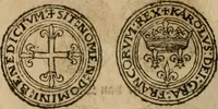 An illustration from Ordonnancie ende instructie naer de welcke voort-aen hen moeten reguleren die ghesworen wisselaers ofte collecteurs vande goude ende silvere penningen, wesende verboden, gheschroyt, te licht oft te seer versleten, ende oversulex verclaert ende ghehouden voor billoen, daer toe geoommitteert om de selve te leveren inde munten van Sijne Majesteyt, ende al daer bekeert te worden in penninghen van hunnen slaghe (1633)