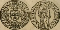 An illustration from Ordonnancie ende instructie naer de welcke voort-aen hen moeten reguleren die ghesworen wisselaers ofte collecteurs vande goude ende silvere penningen, wesende verboden, gheschroyt, te licht oft te seer versleten, ende oversulex verclaert ende ghehouden voor billoen, daer toe geoommitteert om de selve te leveren inde munten van Sijne Majesteyt, ende al daer bekeert te worden in penninghen van hunnen slaghe (1633)