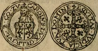 An illustration from Ordonnancie ende instructie naer de welcke voort-aen hen moeten reguleren die ghesworen wisselaers ofte collecteurs vande goude ende silvere penningen, wesende verboden, gheschroyt, te licht oft te seer versleten, ende oversulex verclaert ende ghehouden voor billoen, daer toe geoommitteert om de selve te leveren inde munten van Sijne Majesteyt, ende al daer bekeert te worden in penninghen van hunnen slaghe (1633)