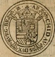 An illustration from Ordonnancie ende instructie naer de welcke voort-aen hen moeten reguleren die ghesworen wisselaers ofte collecteurs vande goude ende silvere penningen, wesende verboden, gheschroyt, te licht oft te seer versleten, ende oversulex verclaert ende ghehouden voor billoen, daer toe geoommitteert om de selve te leveren inde munten van Sijne Majesteyt, ende al daer bekeert te worden in penninghen van hunnen slaghe (1633)