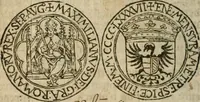 An illustration from Ordonnancie ende instructie naer de welcke voort-aen hen moeten reguleren die ghesworen wisselaers ofte collecteurs vande goude ende silvere penningen, wesende verboden, gheschroyt, te licht oft te seer versleten, ende oversulex verclaert ende ghehouden voor billoen, daer toe geoommitteert om de selve te leveren inde munten van Sijne Majesteyt, ende al daer bekeert te worden in penninghen van hunnen slaghe (1633)
