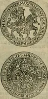 An illustration from Ordonnancie ende instructie naer de welcke voort-aen hen moeten reguleren die ghesworen wisselaers ofte collecteurs vande goude ende silvere penningen, wesende verboden, gheschroyt, te licht oft te seer versleten, ende oversulex verclaert ende ghehouden voor billoen, daer toe geoommitteert om de selve te leveren inde munten van Sijne Majesteyt, ende al daer bekeert te worden in penninghen van hunnen slaghe (1633)