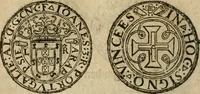 An illustration from Ordonnancie ende instructie naer de welcke voort-aen hen moeten reguleren die ghesworen wisselaers ofte collecteurs vande goude ende silvere penningen, wesende verboden, gheschroyt, te licht oft te seer versleten, ende oversulex verclaert ende ghehouden voor billoen, daer toe geoommitteert om de selve te leveren inde munten van Sijne Majesteyt, ende al daer bekeert te worden in penninghen van hunnen slaghe (1633)
