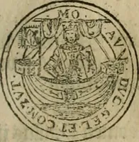 An illustration from Ordonnancie ende instructie naer de welcke voort-aen hen moeten reguleren die ghesworen wisselaers ofte collecteurs vande goude ende silvere penningen, wesende verboden, gheschroyt, te licht oft te seer versleten, ende oversulex verclaert ende ghehouden voor billoen, daer toe geoommitteert om de selve te leveren inde munten van Sijne Majesteyt, ende al daer bekeert te worden in penninghen van hunnen slaghe (1633)