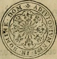 An illustration from Ordonnancie ende instructie naer de welcke voort-aen hen moeten reguleren die ghesworen wisselaers ofte collecteurs vande goude ende silvere penningen, wesende verboden, gheschroyt, te licht oft te seer versleten, ende oversulex verclaert ende ghehouden voor billoen, daer toe geoommitteert om de selve te leveren inde munten van Sijne Majesteyt, ende al daer bekeert te worden in penninghen van hunnen slaghe (1633)