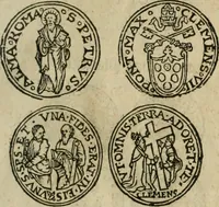 An illustration from Ordonnancie ende instructie naer de welcke voort-aen hen moeten reguleren die ghesworen wisselaers ofte collecteurs vande goude ende silvere penningen, wesende verboden, gheschroyt, te licht oft te seer versleten, ende oversulex verclaert ende ghehouden voor billoen, daer toe geoommitteert om de selve te leveren inde munten van Sijne Majesteyt, ende al daer bekeert te worden in penninghen van hunnen slaghe (1633)