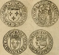 An illustration from Ordonnancie ende instructie naer de welcke voort-aen hen moeten reguleren die ghesworen wisselaers ofte collecteurs vande goude ende silvere penningen, wesende verboden, gheschroyt, te licht oft te seer versleten, ende oversulex verclaert ende ghehouden voor billoen, daer toe geoommitteert om de selve te leveren inde munten van Sijne Majesteyt, ende al daer bekeert te worden in penninghen van hunnen slaghe (1633)