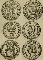 An illustration from Ordonnancie ende instructie naer de welcke voort-aen hen moeten reguleren die ghesworen wisselaers ofte collecteurs vande goude ende silvere penningen, wesende verboden, gheschroyt, te licht oft te seer versleten, ende oversulex verclaert ende ghehouden voor billoen, daer toe geoommitteert om de selve te leveren inde munten van Sijne Majesteyt, ende al daer bekeert te worden in penninghen van hunnen slaghe (1633)