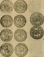 An illustration from Ordonnancie ende instructie naer de welcke voort-aen hen moeten reguleren die ghesworen wisselaers ofte collecteurs vande goude ende silvere penningen, wesende verboden, gheschroyt, te licht oft te seer versleten, ende oversulex verclaert ende ghehouden voor billoen, daer toe geoommitteert om de selve te leveren inde munten van Sijne Majesteyt, ende al daer bekeert te worden in penninghen van hunnen slaghe (1633)