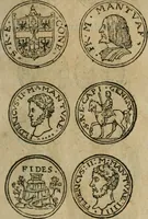 An illustration from Ordonnancie ende instructie naer de welcke voort-aen hen moeten reguleren die ghesworen wisselaers ofte collecteurs vande goude ende silvere penningen, wesende verboden, gheschroyt, te licht oft te seer versleten, ende oversulex verclaert ende ghehouden voor billoen, daer toe geoommitteert om de selve te leveren inde munten van Sijne Majesteyt, ende al daer bekeert te worden in penninghen van hunnen slaghe (1633)