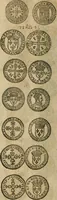 An illustration from Ordonnancie ende instructie naer de welcke voort-aen hen moeten reguleren die ghesworen wisselaers ofte collecteurs vande goude ende silvere penningen, wesende verboden, gheschroyt, te licht oft te seer versleten, ende oversulex verclaert ende ghehouden voor billoen, daer toe geoommitteert om de selve te leveren inde munten van Sijne Majesteyt, ende al daer bekeert te worden in penninghen van hunnen slaghe (1633)