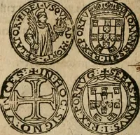 An illustration from Ordonnancie ende instructie naer de welcke voort-aen hen moeten reguleren die ghesworen wisselaers ofte collecteurs vande goude ende silvere penningen, wesende verboden, gheschroyt, te licht oft te seer versleten, ende oversulex verclaert ende ghehouden voor billoen, daer toe geoommitteert om de selve te leveren inde munten van Sijne Majesteyt, ende al daer bekeert te worden in penninghen van hunnen slaghe (1633)