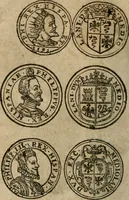 An illustration from Ordonnancie ende instructie naer de welcke voort-aen hen moeten reguleren die ghesworen wisselaers ofte collecteurs vande goude ende silvere penningen, wesende verboden, gheschroyt, te licht oft te seer versleten, ende oversulex verclaert ende ghehouden voor billoen, daer toe geoommitteert om de selve te leveren inde munten van Sijne Majesteyt, ende al daer bekeert te worden in penninghen van hunnen slaghe (1633)