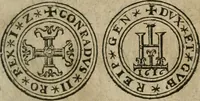 An illustration from Ordonnancie ende instructie naer de welcke voort-aen hen moeten reguleren die ghesworen wisselaers ofte collecteurs vande goude ende silvere penningen, wesende verboden, gheschroyt, te licht oft te seer versleten, ende oversulex verclaert ende ghehouden voor billoen, daer toe geoommitteert om de selve te leveren inde munten van Sijne Majesteyt, ende al daer bekeert te worden in penninghen van hunnen slaghe (1633)