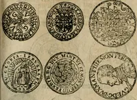 An illustration from Ordonnancie ende instructie naer de welcke voort-aen hen moeten reguleren die ghesworen wisselaers ofte collecteurs vande goude ende silvere penningen, wesende verboden, gheschroyt, te licht oft te seer versleten, ende oversulex verclaert ende ghehouden voor billoen, daer toe geoommitteert om de selve te leveren inde munten van Sijne Majesteyt, ende al daer bekeert te worden in penninghen van hunnen slaghe (1633)