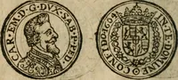An illustration from Ordonnancie ende instructie naer de welcke voort-aen hen moeten reguleren die ghesworen wisselaers ofte collecteurs vande goude ende silvere penningen, wesende verboden, gheschroyt, te licht oft te seer versleten, ende oversulex verclaert ende ghehouden voor billoen, daer toe geoommitteert om de selve te leveren inde munten van Sijne Majesteyt, ende al daer bekeert te worden in penninghen van hunnen slaghe (1633)