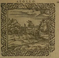 Picture 176 of 375 from Ori Apollinis Niliaci, De sacris Aegyptiorum notis, Aegyptiacè expressis : libri duo, iconibus illustrati, & aucti : nunc primùm in latinum ac gallicum sermonem conversi (1574), leaf 210