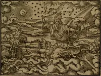 Picture 196 of 375 from Ori Apollinis Niliaci, De sacris Aegyptiorum notis, Aegyptiacè expressis : libri duo, iconibus illustrati, & aucti : nunc primùm in latinum ac gallicum sermonem conversi (1574), leaf 240