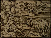 Picture 207 of 375 from Ori Apollinis Niliaci, De sacris Aegyptiorum notis, Aegyptiacè expressis : libri duo, iconibus illustrati, & aucti : nunc primùm in latinum ac gallicum sermonem conversi (1574), leaf 257