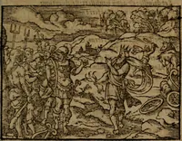 Picture 215 of 375 from Ori Apollinis Niliaci, De sacris Aegyptiorum notis, Aegyptiacè expressis : libri duo, iconibus illustrati, & aucti : nunc primùm in latinum ac gallicum sermonem conversi (1574), leaf 268