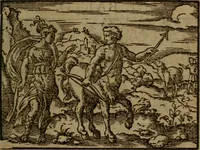Picture 222 of 375 from Ori Apollinis Niliaci, De sacris Aegyptiorum notis, Aegyptiacè expressis : libri duo, iconibus illustrati, & aucti : nunc primùm in latinum ac gallicum sermonem conversi (1574), leaf 278