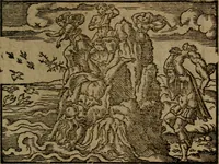 Picture 235 of 375 from Ori Apollinis Niliaci, De sacris Aegyptiorum notis, Aegyptiacè expressis : libri duo, iconibus illustrati, & aucti : nunc primùm in latinum ac gallicum sermonem conversi (1574), leaf 306