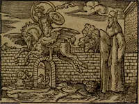 Picture 239 of 375 from Ori Apollinis Niliaci, De sacris Aegyptiorum notis, Aegyptiacè expressis : libri duo, iconibus illustrati, & aucti : nunc primùm in latinum ac gallicum sermonem conversi (1574), leaf 312
