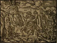 Picture 242 of 375 from Ori Apollinis Niliaci, De sacris Aegyptiorum notis, Aegyptiacè expressis : libri duo, iconibus illustrati, & aucti : nunc primùm in latinum ac gallicum sermonem conversi (1574), leaf 317