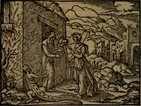 Picture 246 of 375 from Ori Apollinis Niliaci, De sacris Aegyptiorum notis, Aegyptiacè expressis : libri duo, iconibus illustrati, & aucti : nunc primùm in latinum ac gallicum sermonem conversi (1574), leaf 323