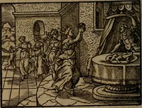 Picture 258 of 375 from Ori Apollinis Niliaci, De sacris Aegyptiorum notis, Aegyptiacè expressis : libri duo, iconibus illustrati, & aucti : nunc primùm in latinum ac gallicum sermonem conversi (1574), leaf 343