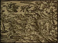 Picture 268 of 375 from Ori Apollinis Niliaci, De sacris Aegyptiorum notis, Aegyptiacè expressis : libri duo, iconibus illustrati, & aucti : nunc primùm in latinum ac gallicum sermonem conversi (1574), leaf 358