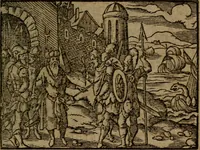 Picture 271 of 375 from Ori Apollinis Niliaci, De sacris Aegyptiorum notis, Aegyptiacè expressis : libri duo, iconibus illustrati, & aucti : nunc primùm in latinum ac gallicum sermonem conversi (1574), leaf 362