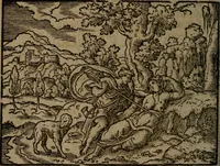 Picture 276 of 375 from Ori Apollinis Niliaci, De sacris Aegyptiorum notis, Aegyptiacè expressis : libri duo, iconibus illustrati, & aucti : nunc primùm in latinum ac gallicum sermonem conversi (1574), leaf 367