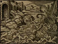 Picture 279 of 375 from Ori Apollinis Niliaci, De sacris Aegyptiorum notis, Aegyptiacè expressis : libri duo, iconibus illustrati, & aucti : nunc primùm in latinum ac gallicum sermonem conversi (1574), leaf 371