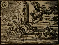 Picture 281 of 375 from Ori Apollinis Niliaci, De sacris Aegyptiorum notis, Aegyptiacè expressis : libri duo, iconibus illustrati, & aucti : nunc primùm in latinum ac gallicum sermonem conversi (1574), leaf 377