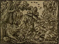 Picture 283 of 375 from Ori Apollinis Niliaci, De sacris Aegyptiorum notis, Aegyptiacè expressis : libri duo, iconibus illustrati, & aucti : nunc primùm in latinum ac gallicum sermonem conversi (1574), leaf 380