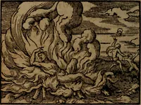 Picture 299 of 375 from Ori Apollinis Niliaci, De sacris Aegyptiorum notis, Aegyptiacè expressis : libri duo, iconibus illustrati, & aucti : nunc primùm in latinum ac gallicum sermonem conversi (1574), leaf 405
