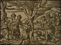 Picture 308 of 375 from Ori Apollinis Niliaci, De sacris Aegyptiorum notis, Aegyptiacè expressis : libri duo, iconibus illustrati, & aucti : nunc primùm in latinum ac gallicum sermonem conversi (1574), leaf 419